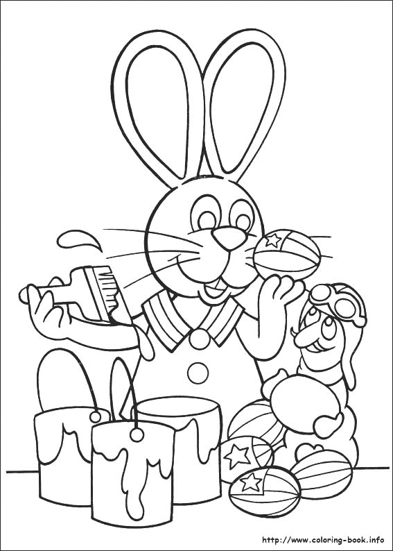 Peter Cottontail coloring picture